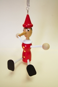 Пиноккио с пружинкой (31см) - 