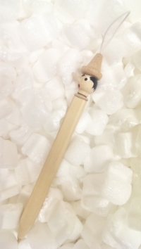 Пиноккио ручка неокрашенная квадратная - 